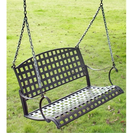 International Caravan 3557 Santa Fe Iron Nailhead Hanging Swing 3557-RT-BN